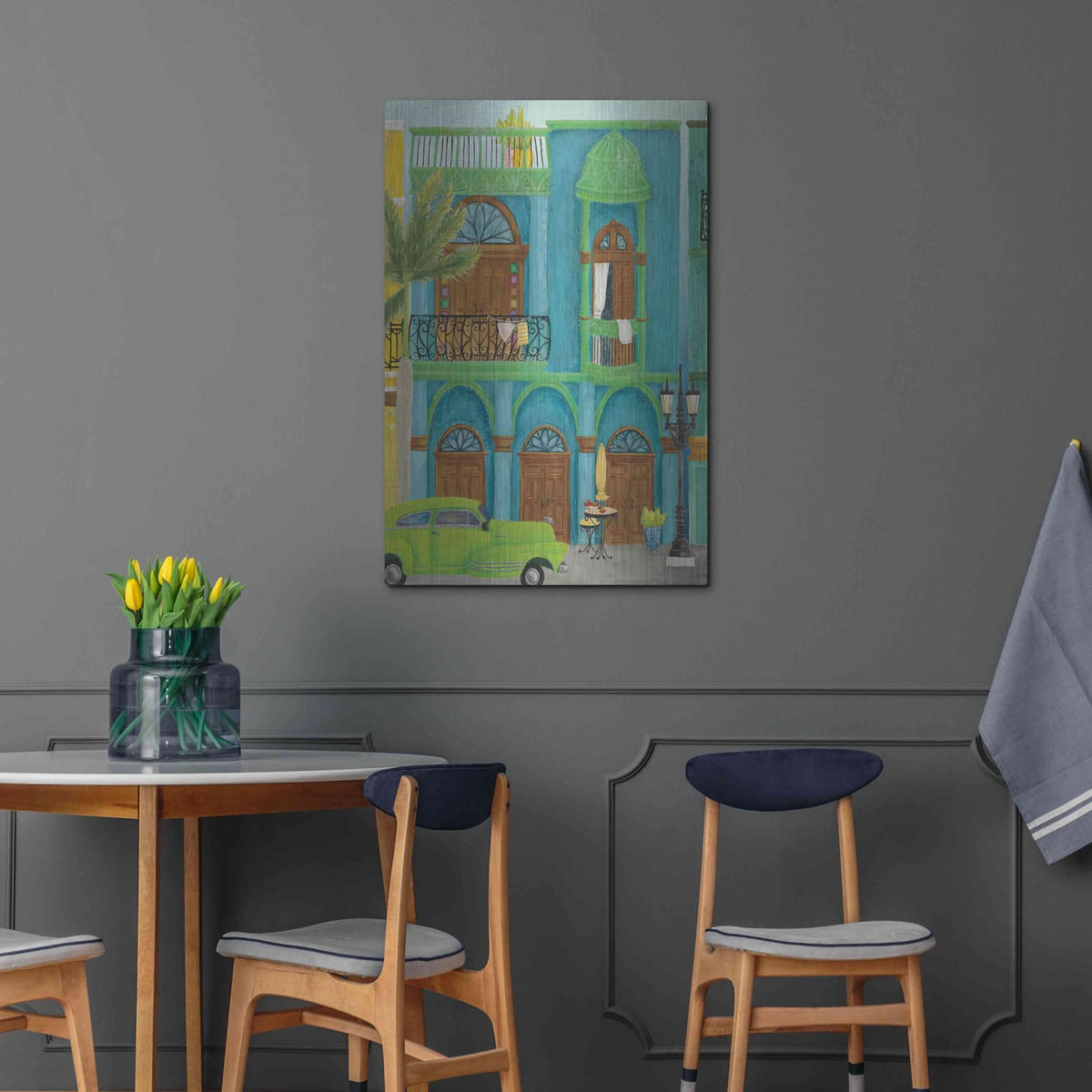 'Havana IV' by Elyse DeNeige – Metal Wall Art, 24x36 room view