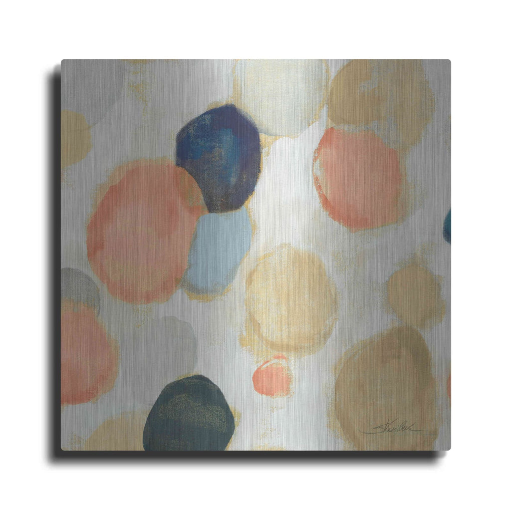 'Painted Pebbles II Boho' by Silvia Vassileva – Metal Wall Art