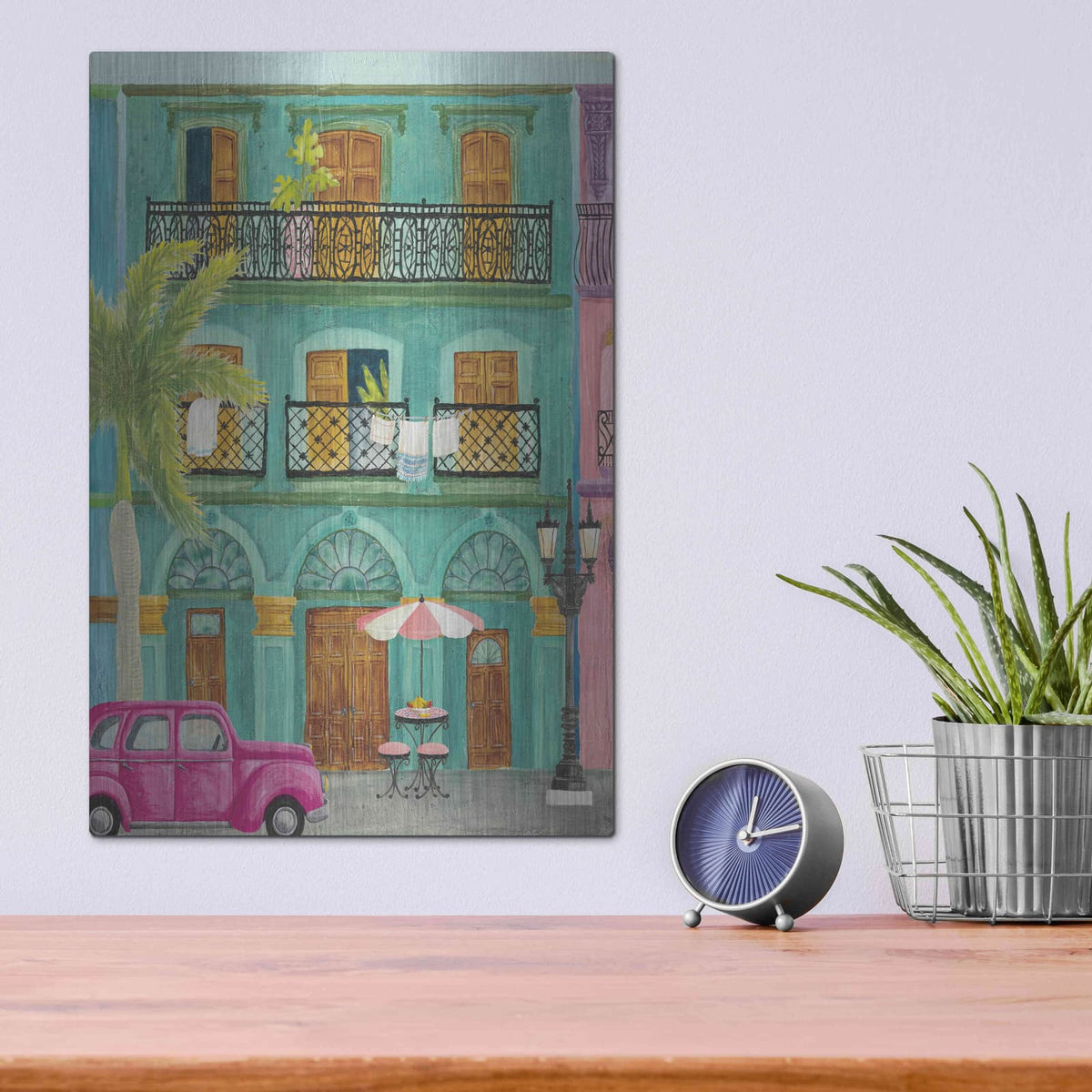 'Havana III' by Elyse DeNeige – Metal Wall Art, 12x16 room view