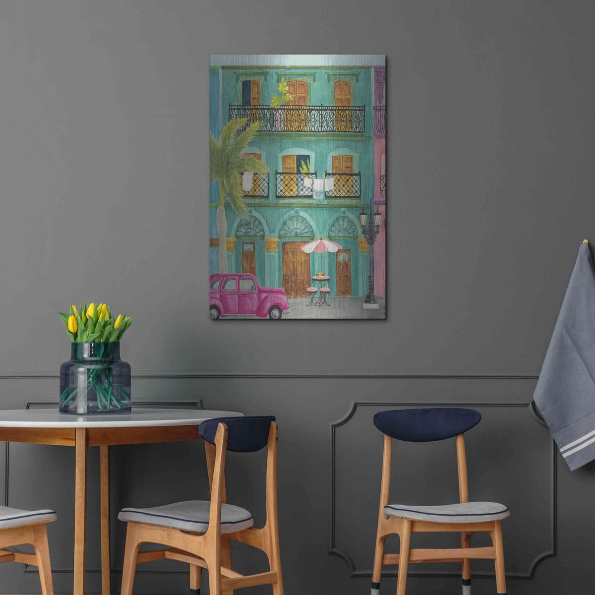 'Havana III' by Elyse DeNeige – Metal Wall Art, 24x36 room view
