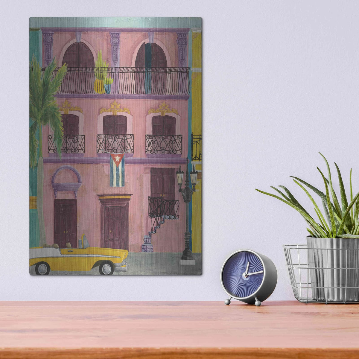 'Havana II' by Elyse DeNeige – Metal Wall Art, 12x16 room view