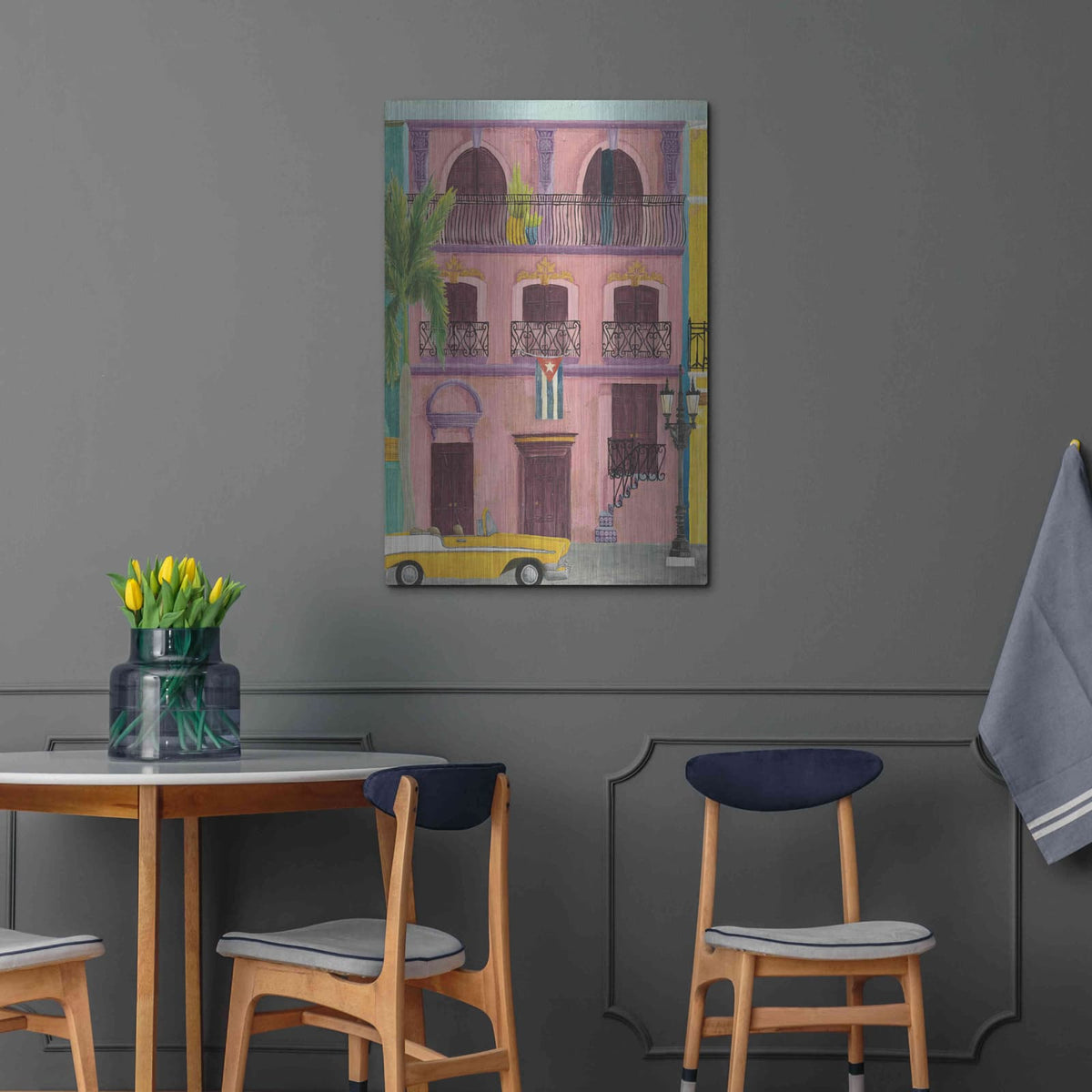 'Havana II' by Elyse DeNeige – Metal Wall Art, 24x36 room view