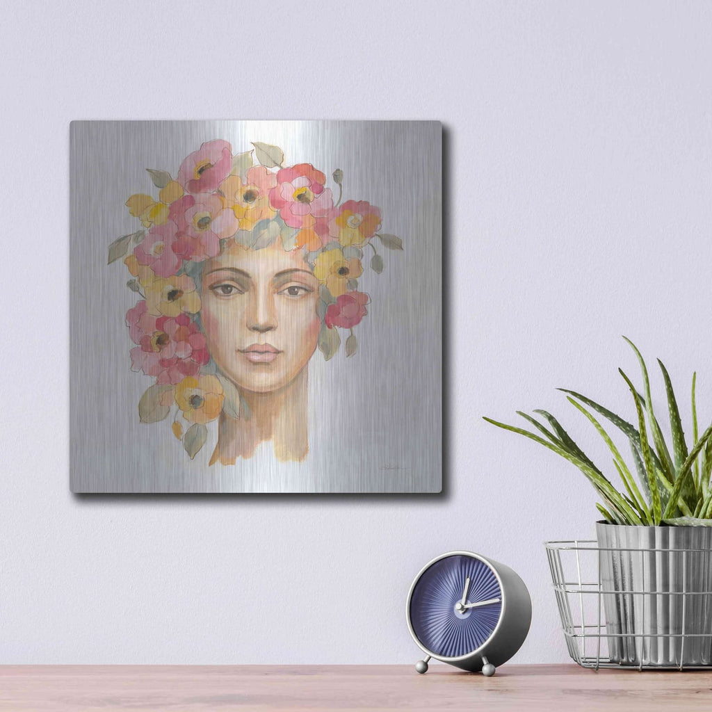 'International Woman I' by Silvia Vassileva – Metal Wall Art, 12x12 room view
