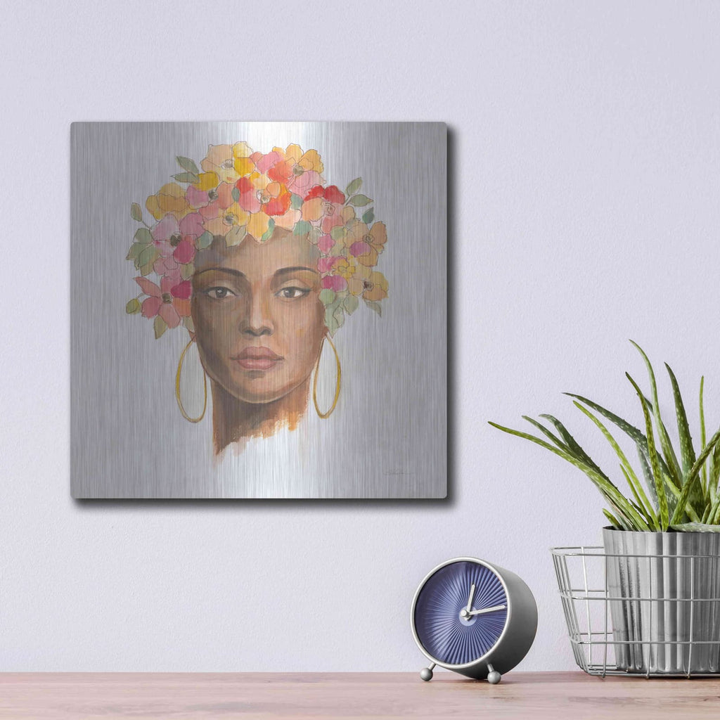 'International Woman II' by Silvia Vassileva – Metal Wall Art, 12x12 room view