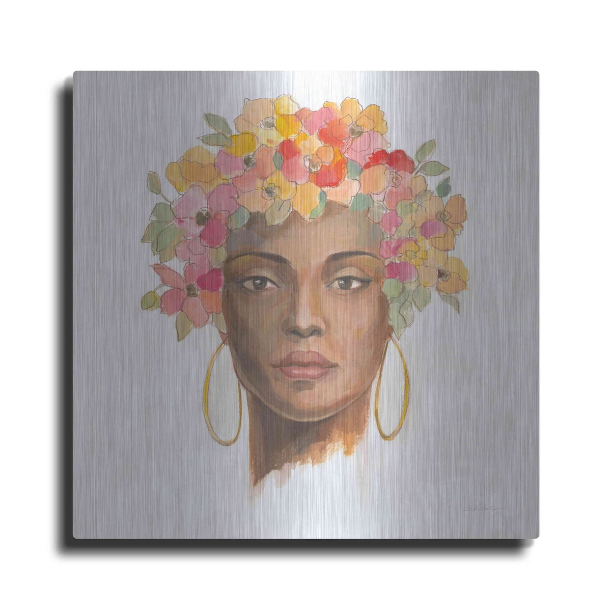 'International Woman II' by Silvia Vassileva – Metal Wall Art