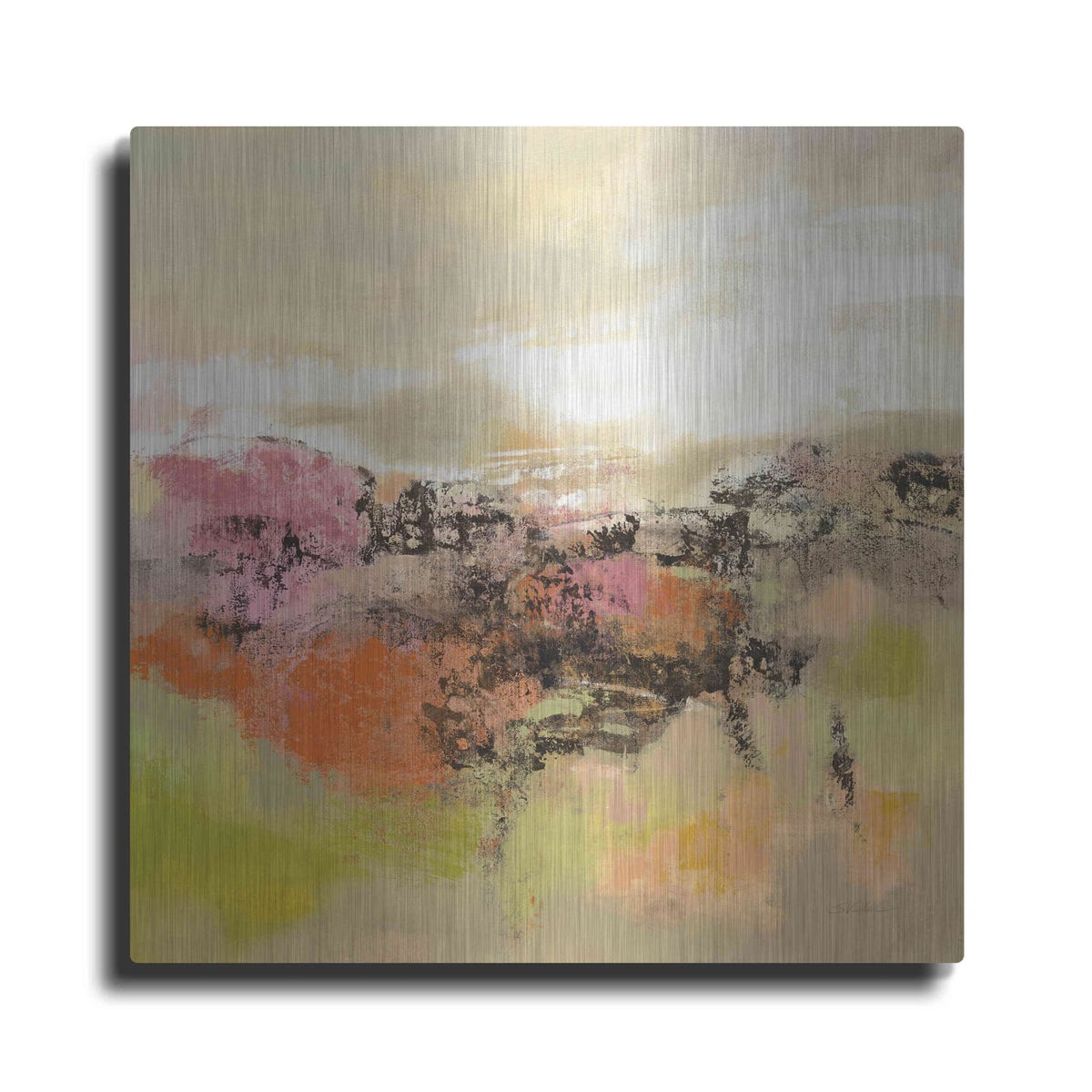 'Midsummer Meadow Path' by Silvia Vassileva – Metal Wall Art