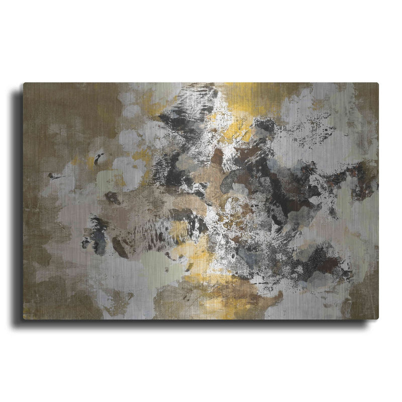 'Leaves on the Asphalt' by Silvia Vassileva – Metal Wall Art