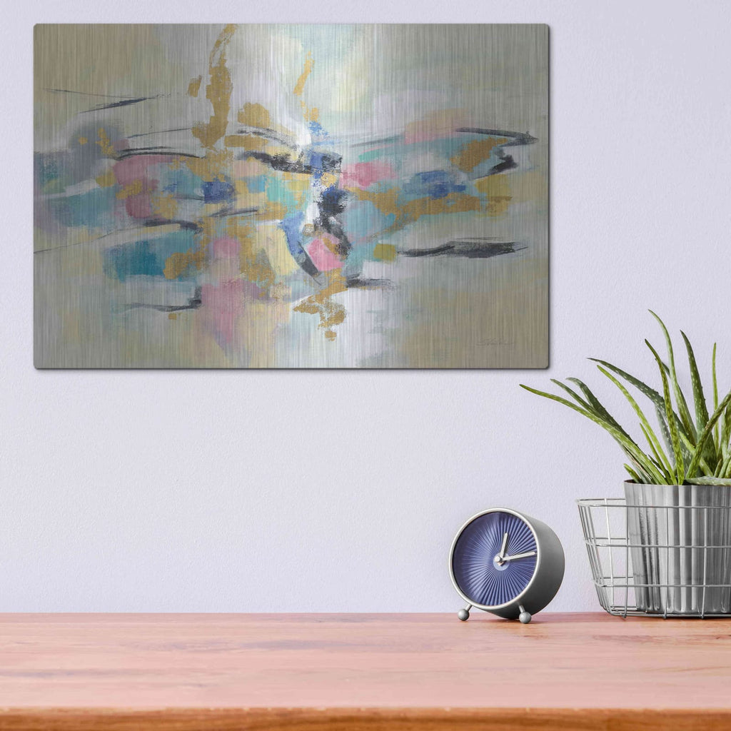 'Kimono Fragment' by Silvia Vassileva – Metal Wall Art, 16x12 room view