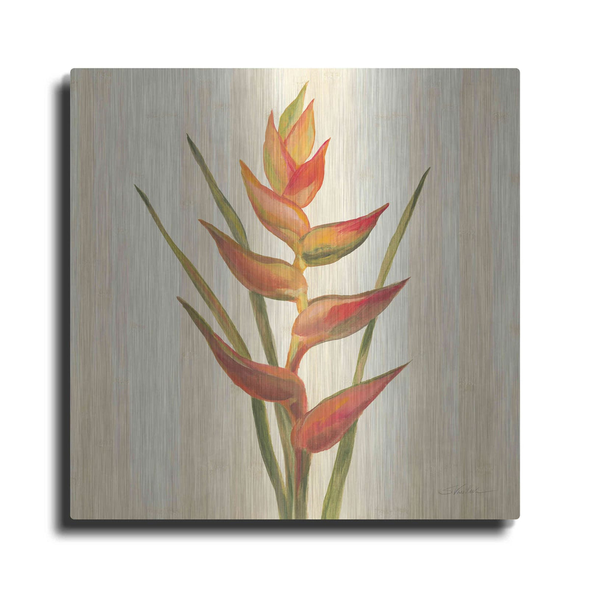 'Tropical Garden I' by Silvia Vassileva – Metal Wall Art