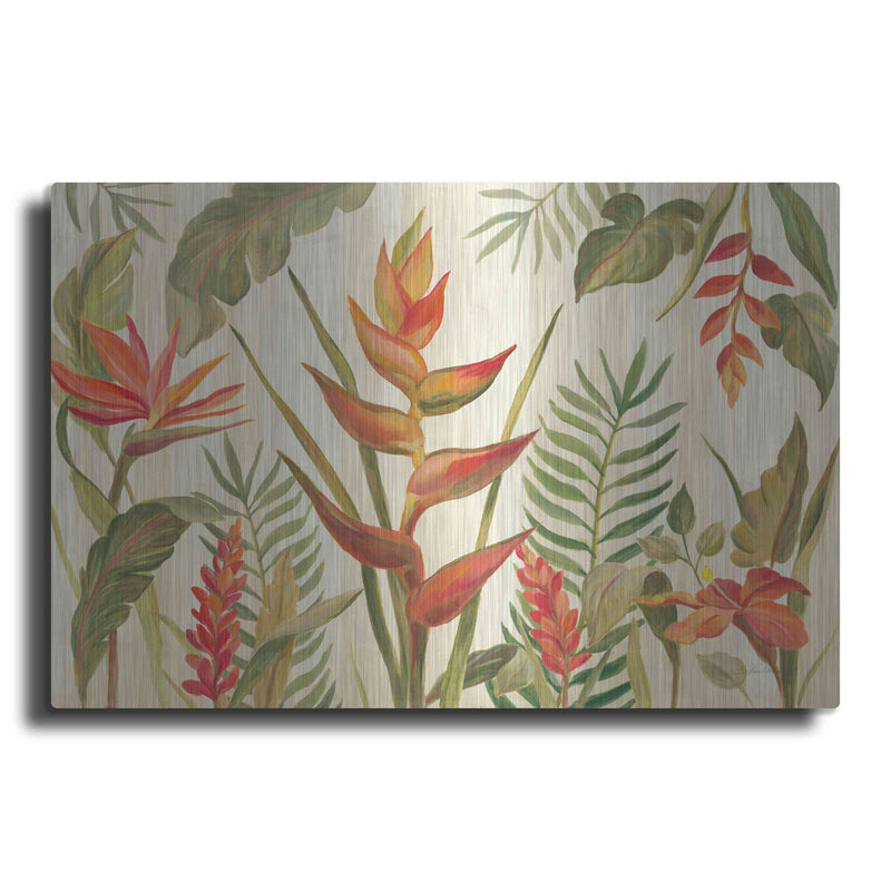 'Tropical Garden VII' by Silvia Vassileva – Metal Wall Art