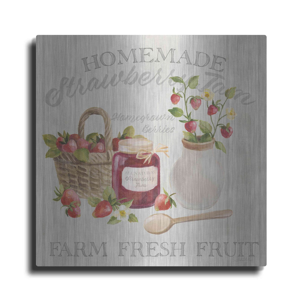 'Homemade Happiness III' by Silvia Vassileva – Metal Wall Art