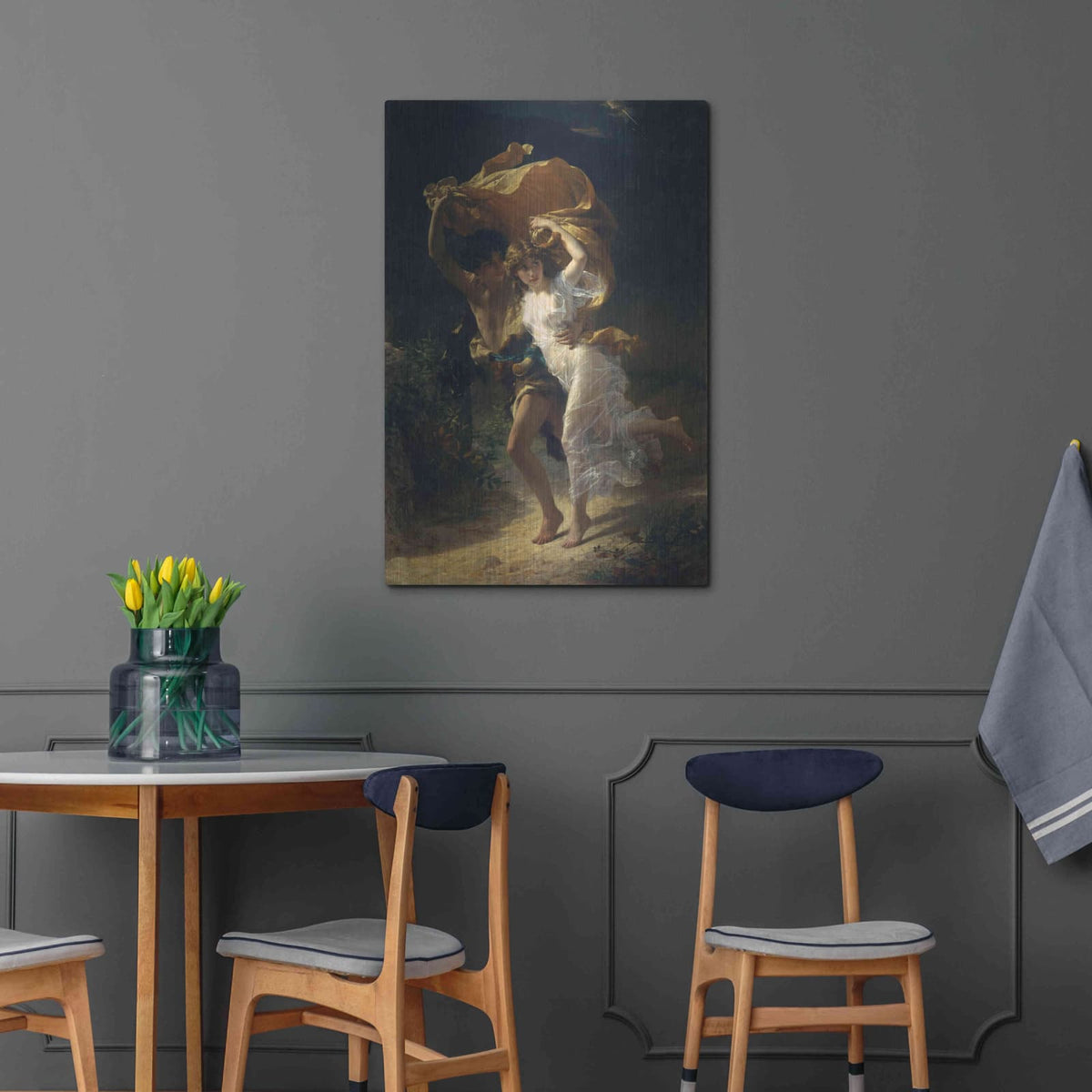 'The Storm' by Pierre Auguste Cot – Metal Wall Art, 24x36 room view