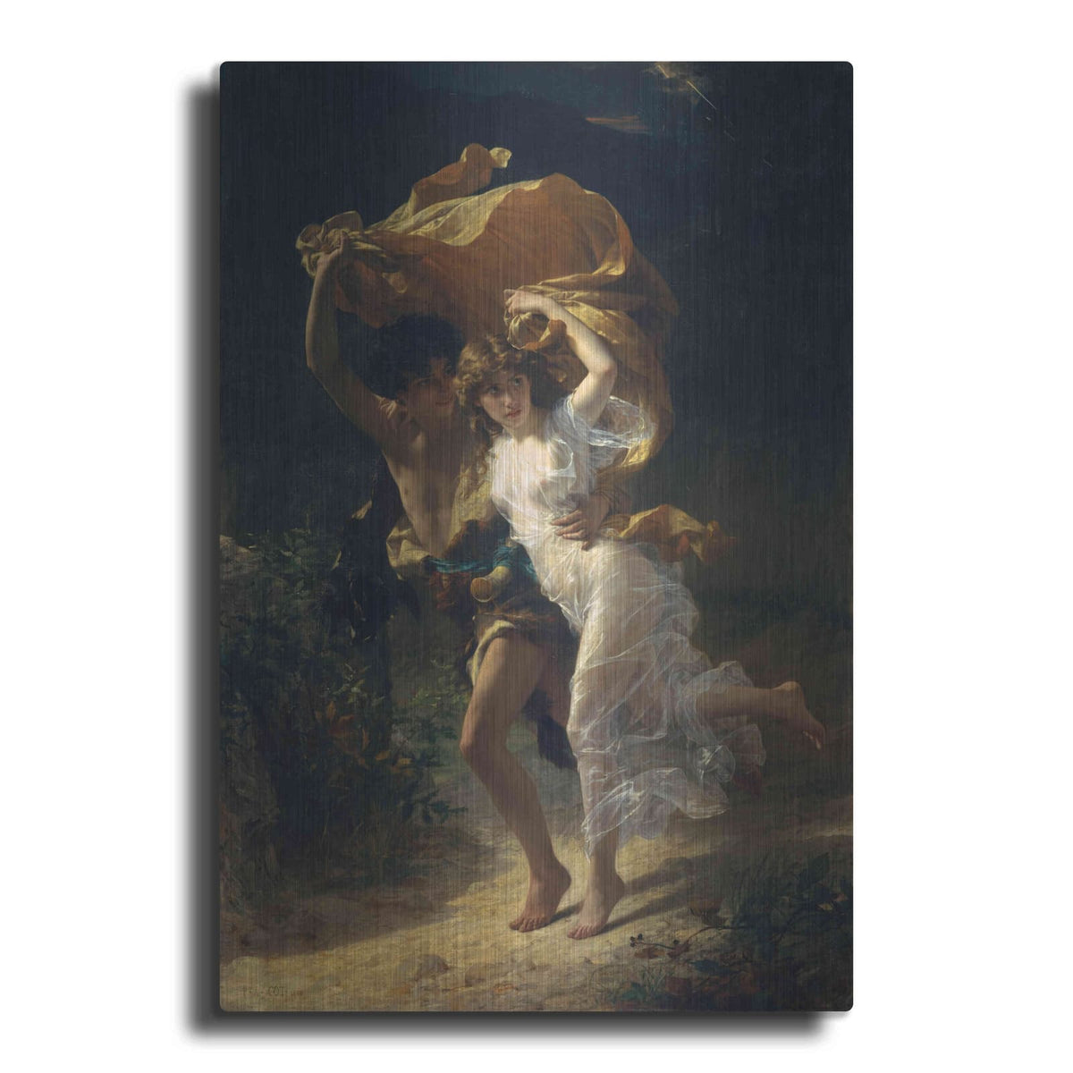 'The Storm' by Pierre Auguste Cot – Metal Wall Art