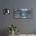 'Moonlight Splash' by Silvia Vassileva – Metal Wall Art, 24x12 room view