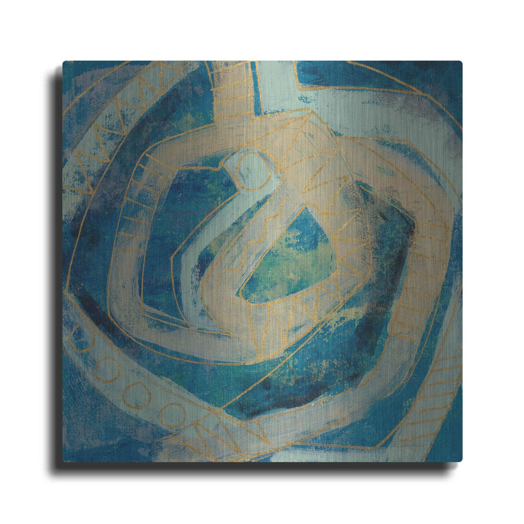 'Mid Modern Tile I' by Silvia Vassileva – Metal Wall Art