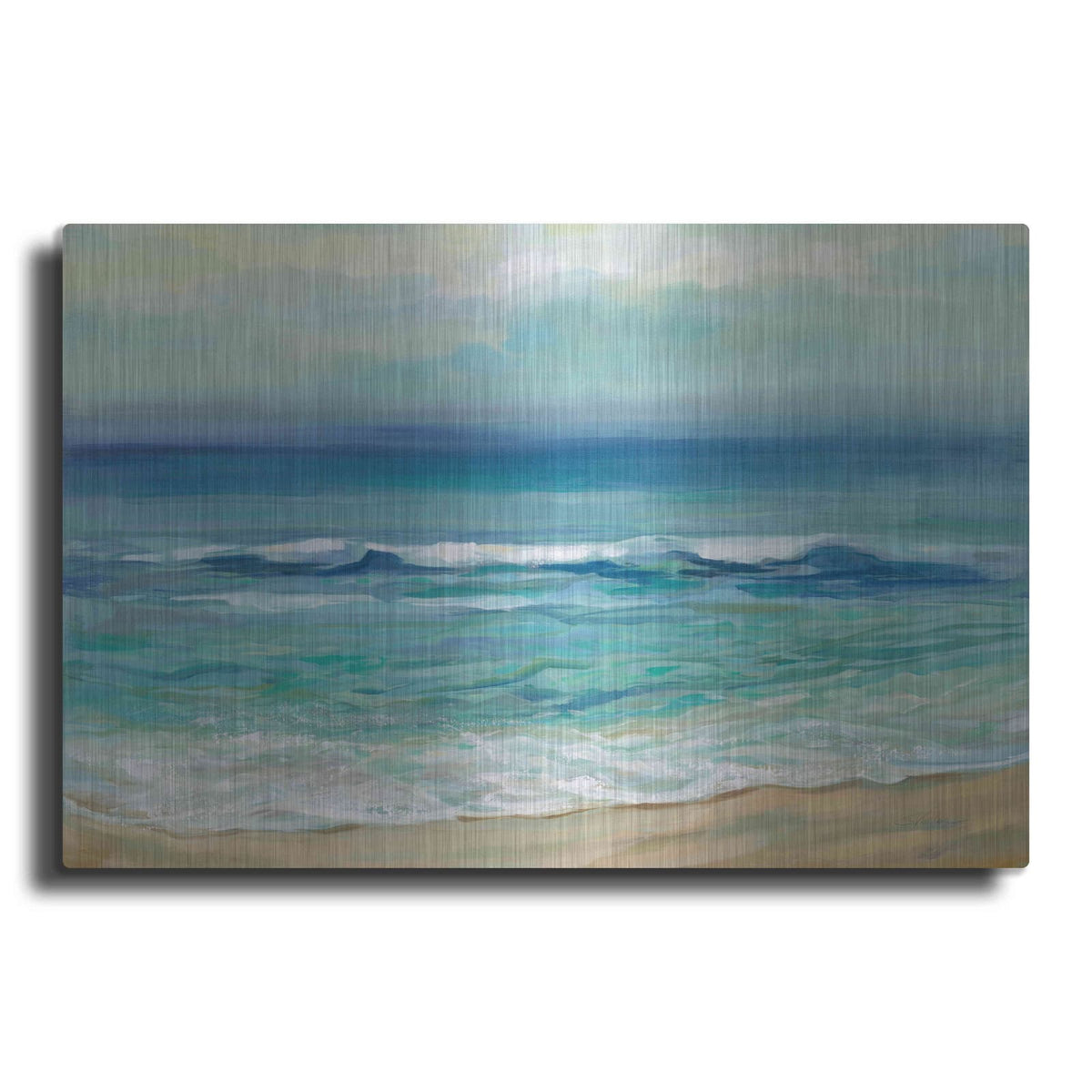 'Seaside Sunrise' by Silvia Vassileva – Metal Wall Art