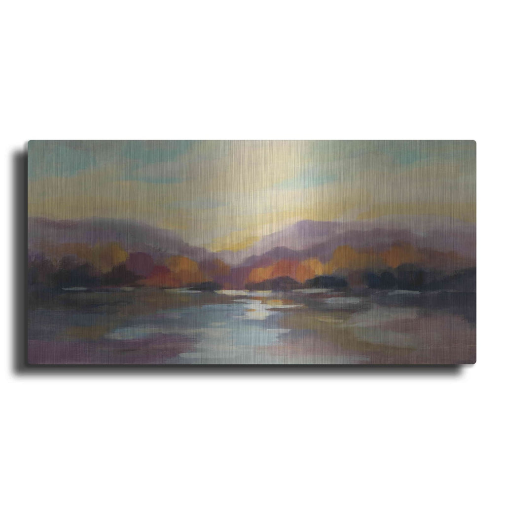 'Fall Sunset' by Silvia Vassileva – Metal Wall Art
