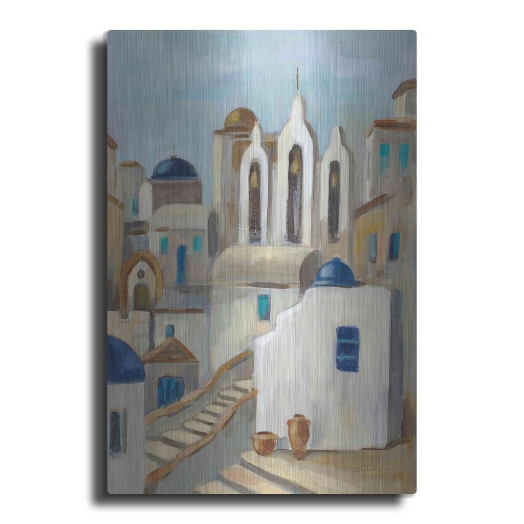 'Santorini View III' by Silvia Vassileva – Metal Wall Art