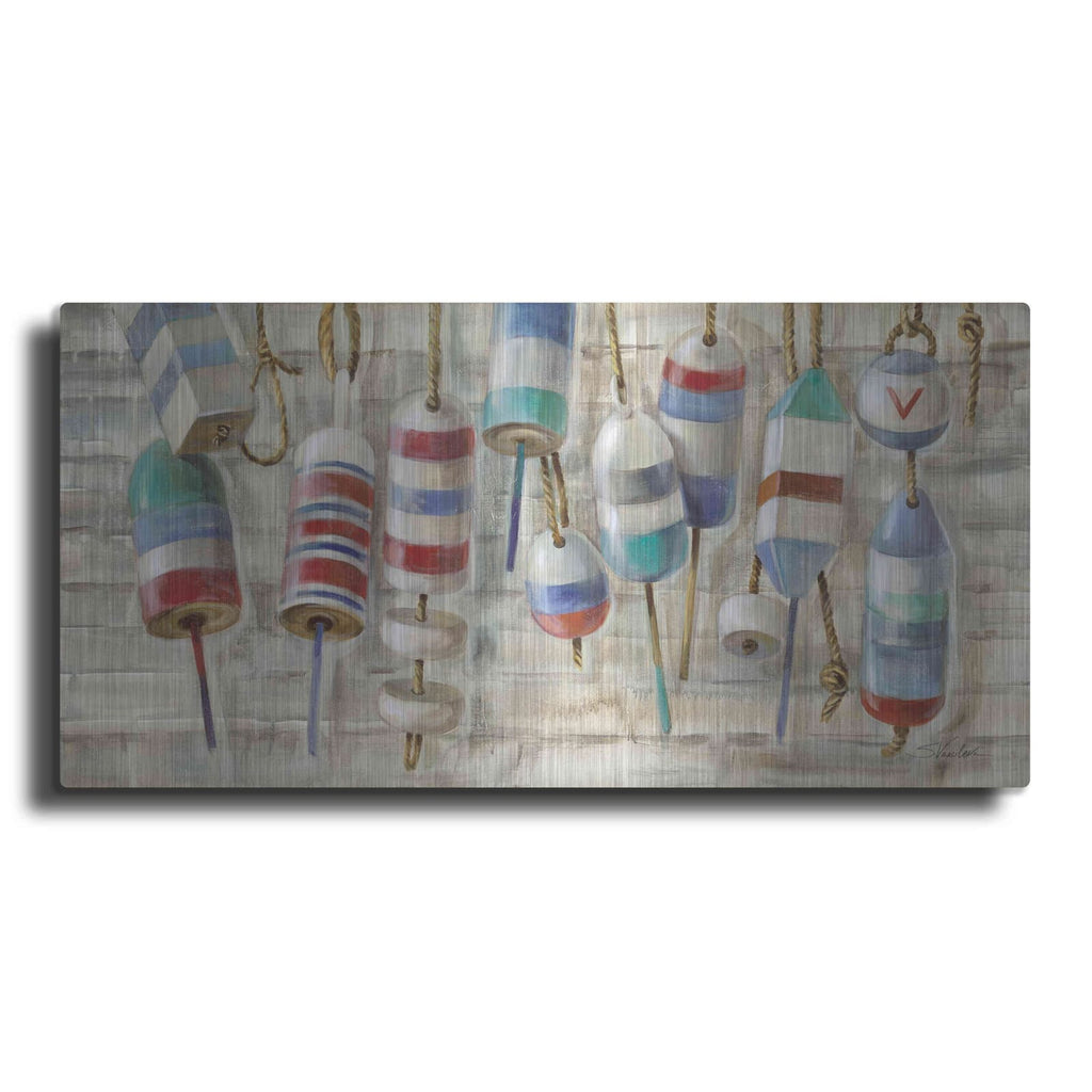 'Summer Buoys' by Silvia Vassileva – Metal Wall Art