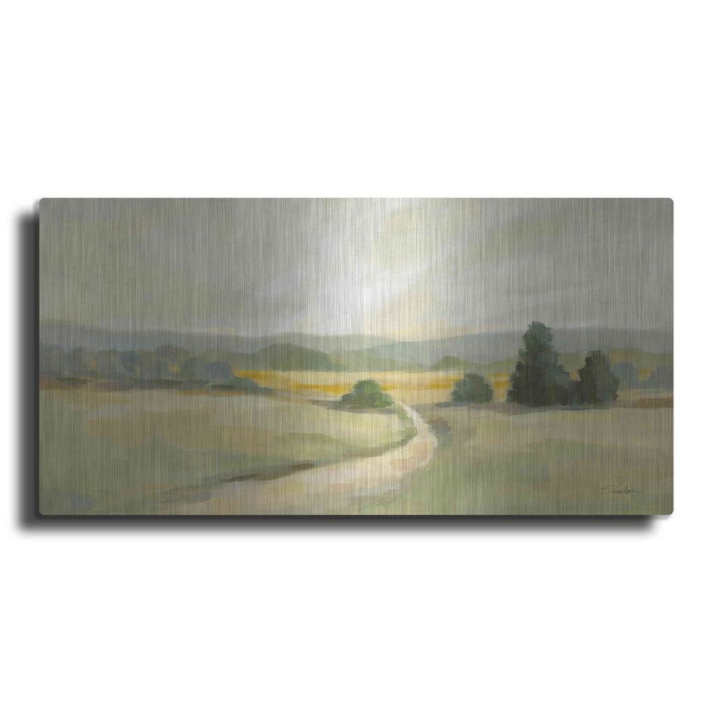'Sage Hills' by Silvia Vassileva – Metal Wall Art