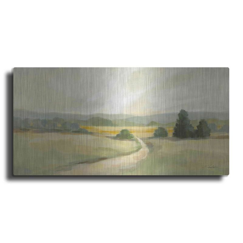 'Sage Hills' by Silvia Vassileva – Metal Wall Art