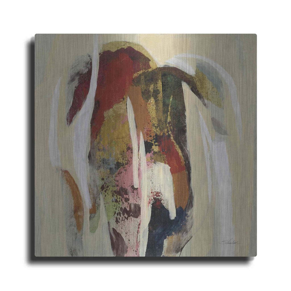 'Terracotta Tile II' by Silvia Vassileva – Metal Wall Art
