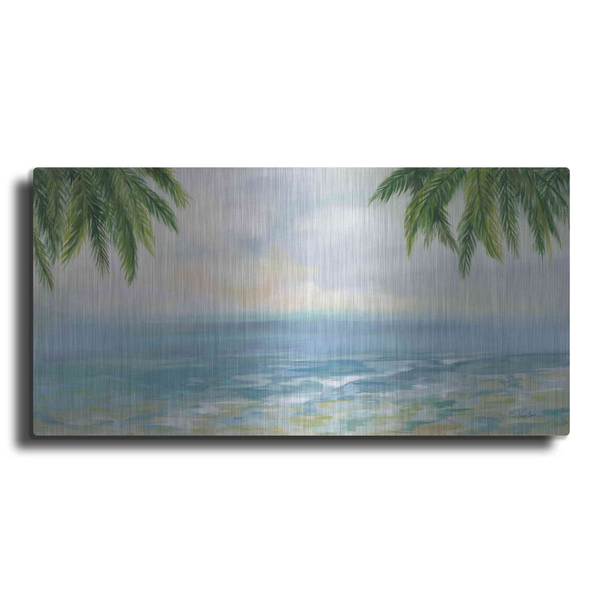 'Island Morning' by Silvia Vassileva – Metal Wall Art