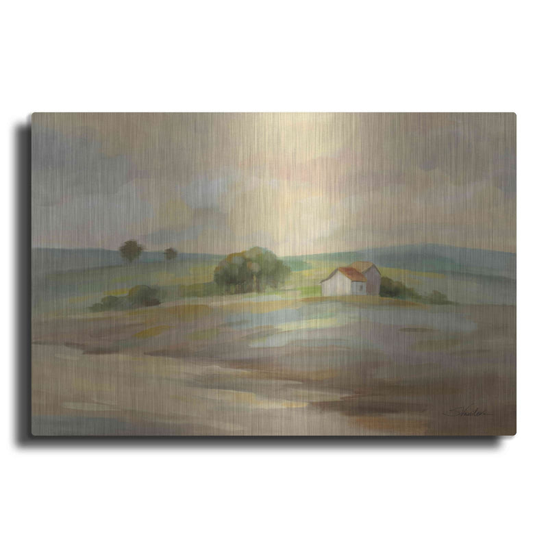 'Path to the Farm' by Silvia Vassileva – Metal Wall Art