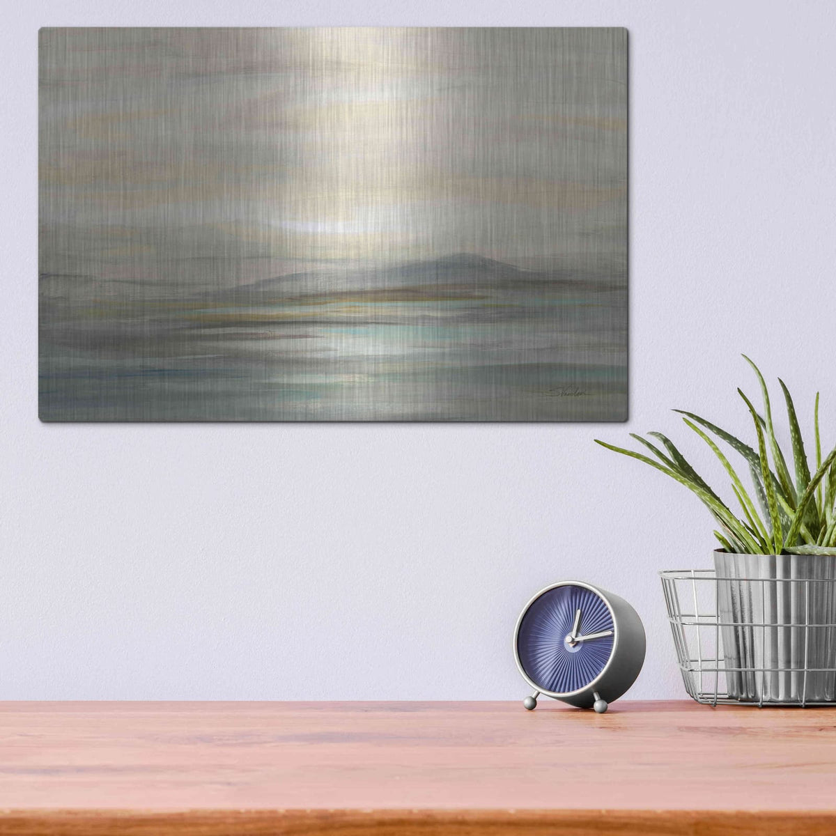 'Morning Whisper' by Silvia Vassileva – Metal Wall Art, 16x12 room view