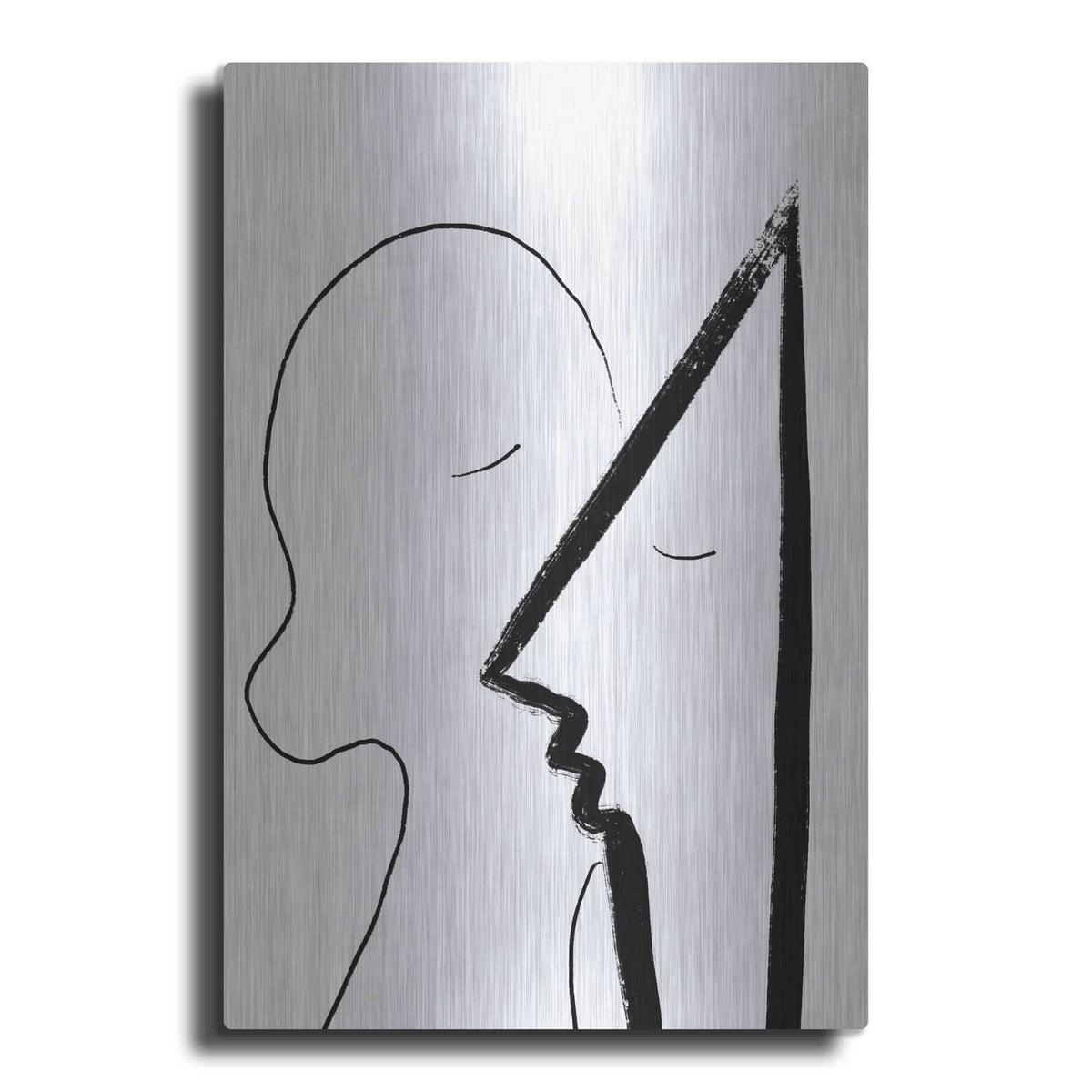 'A Sweet Kiss' by Cesare Bellassai – Metal Wall Art