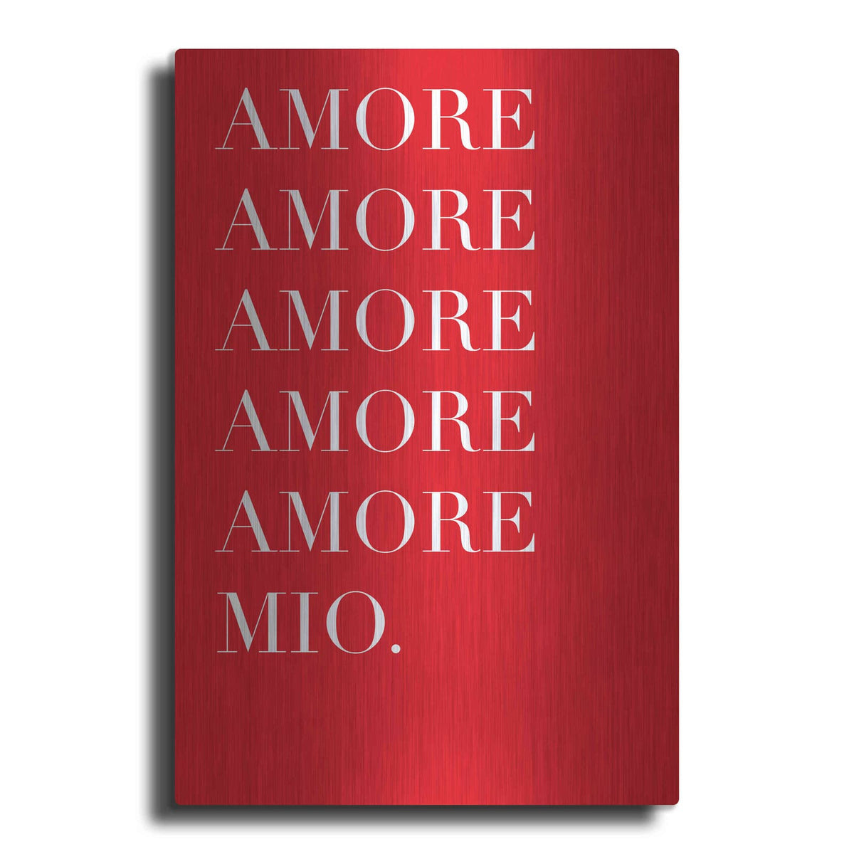 'Amore Mio Amore Mio' by Cesare Bellassai – Metal Wall Art