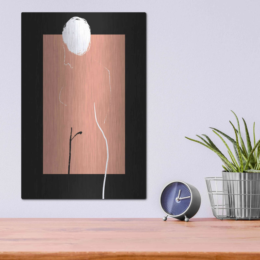 'Artistic Nude' by Cesare Bellassai – Metal Wall Art, 12x16 room view