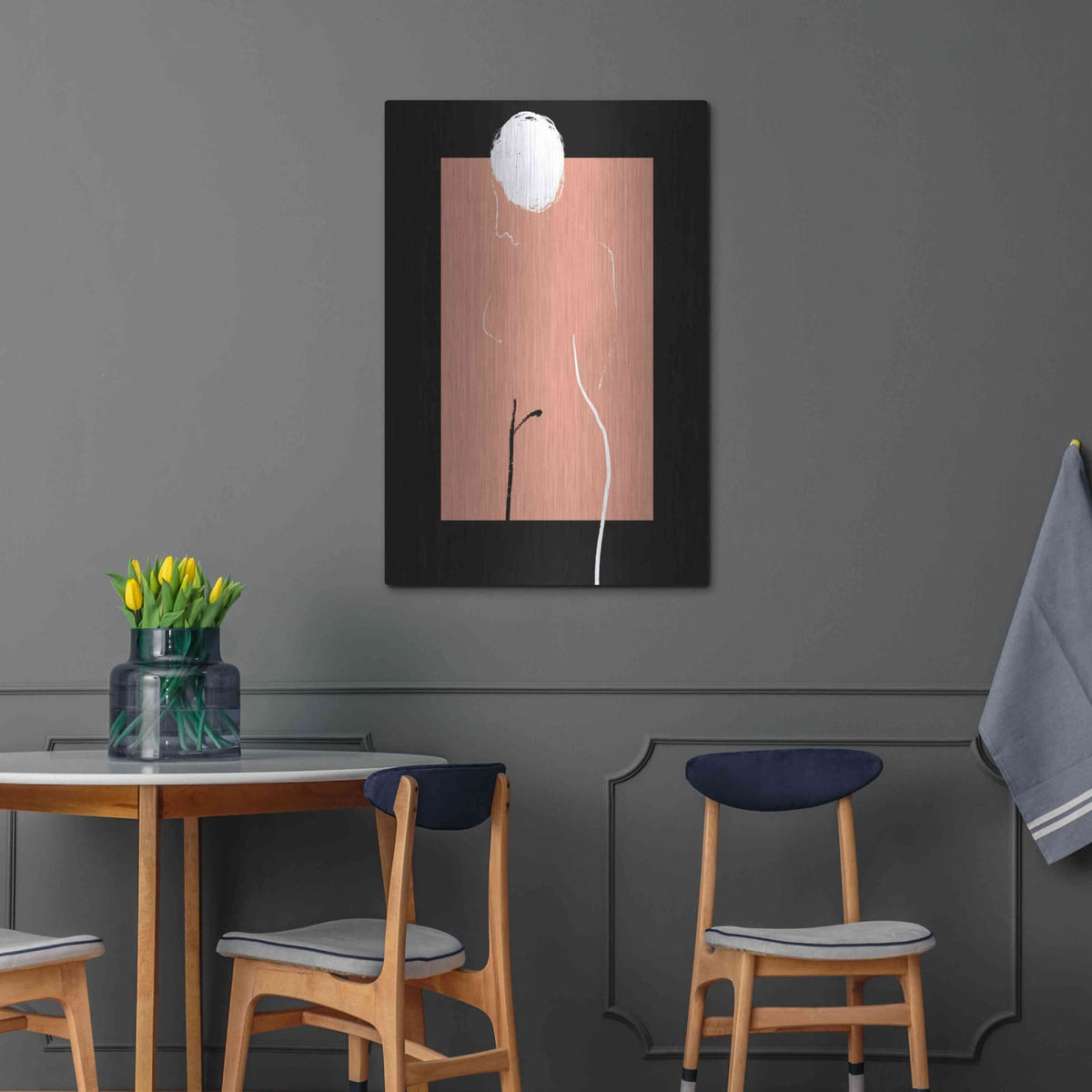'Artistic Nude' by Cesare Bellassai – Metal Wall Art, 24x36 room view