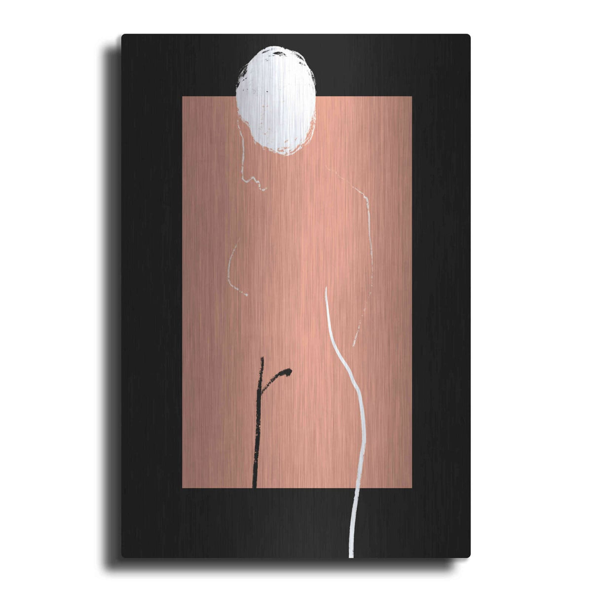 'Artistic Nude' by Cesare Bellassai – Metal Wall Art