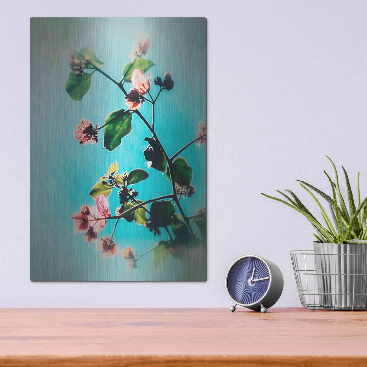 'Bloom & Beauty' by Cesare Bellassai – Metal Wall Art, 12x16 room view