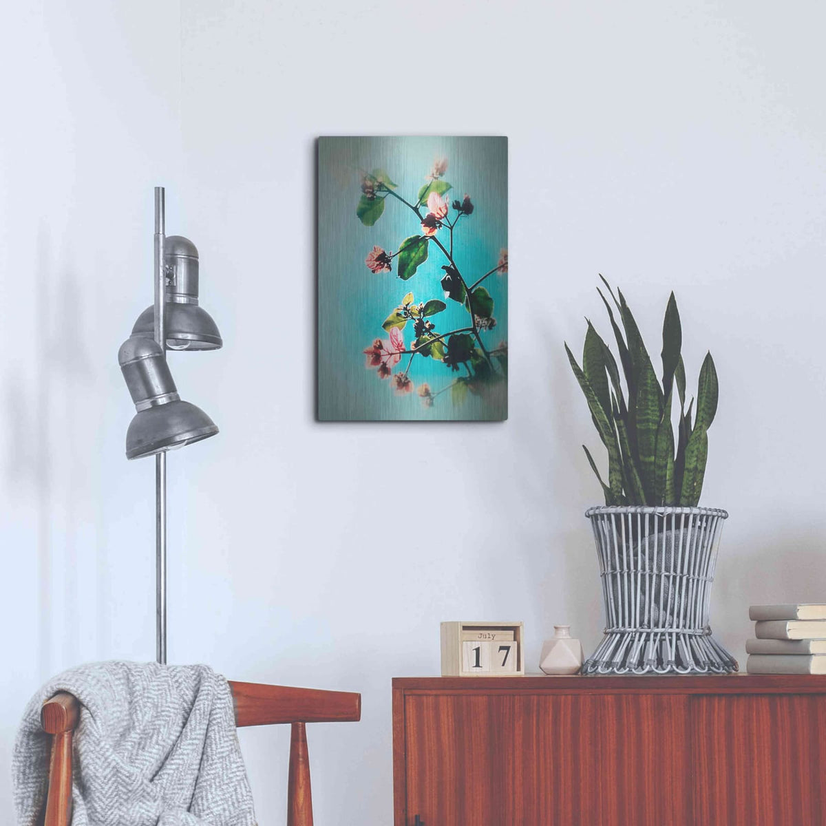 'Bloom & Beauty' by Cesare Bellassai – Metal Wall Art, 16x24 room view