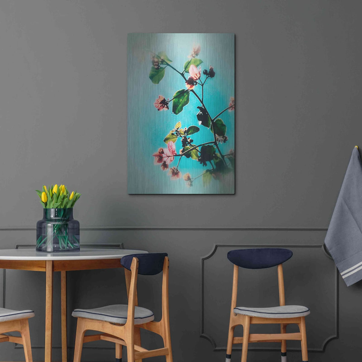 'Bloom & Beauty' by Cesare Bellassai – Metal Wall Art, 24x36 room view