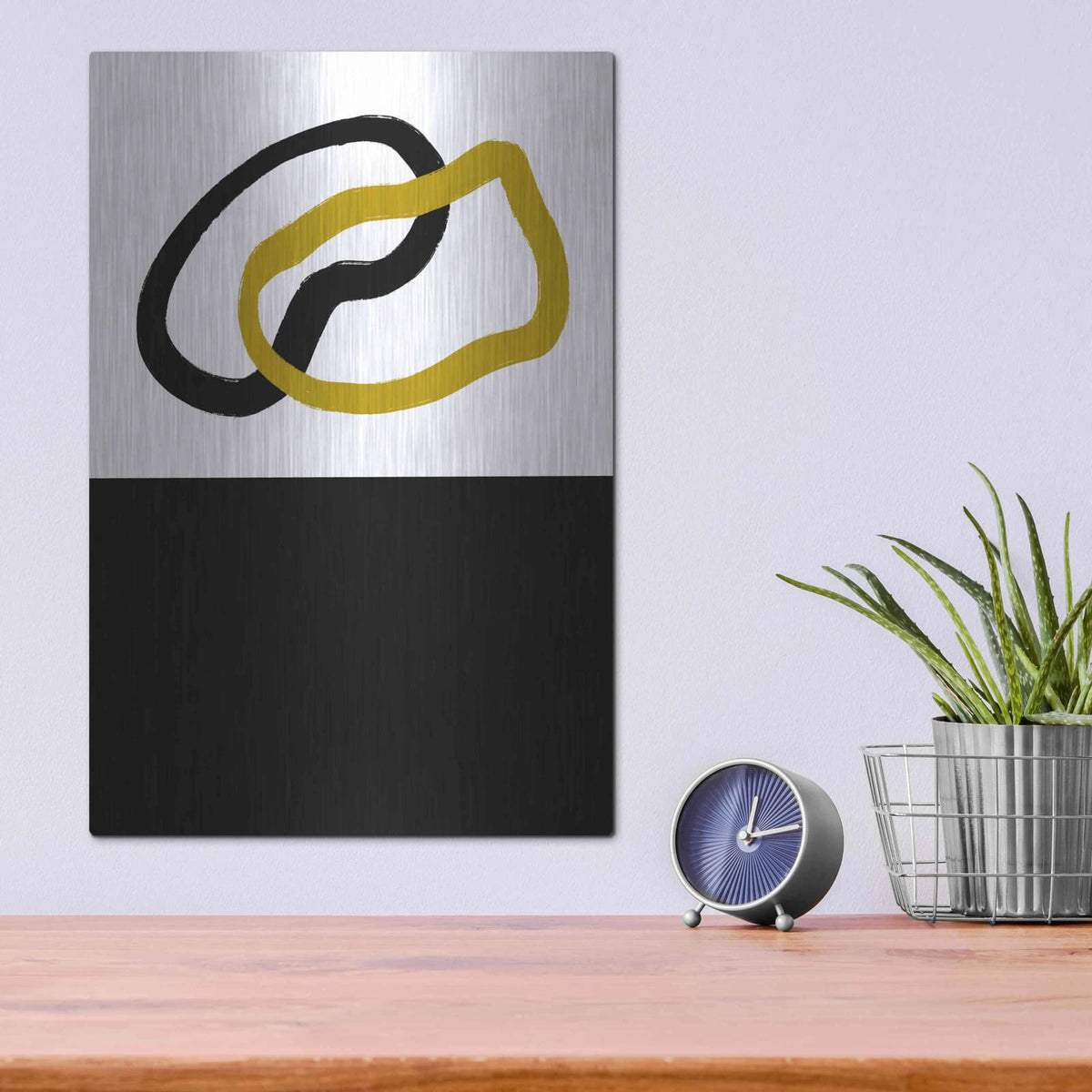 'Embrace' by Cesare Bellassai – Metal Wall Art, 12x16 room view