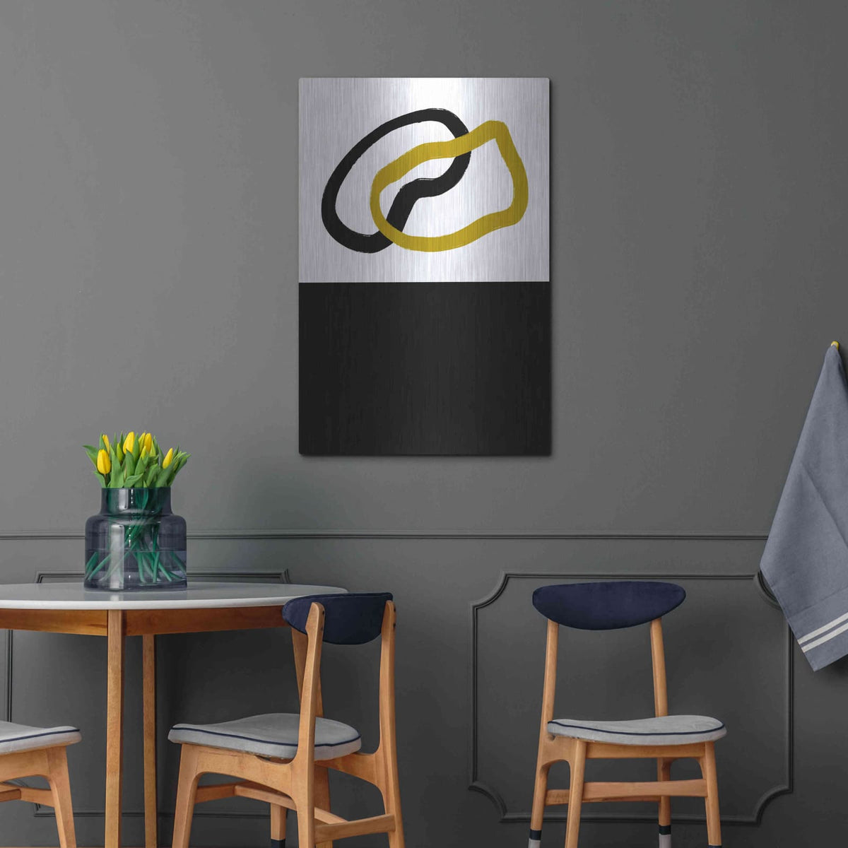 'Embrace' by Cesare Bellassai – Metal Wall Art, 24x36 room view