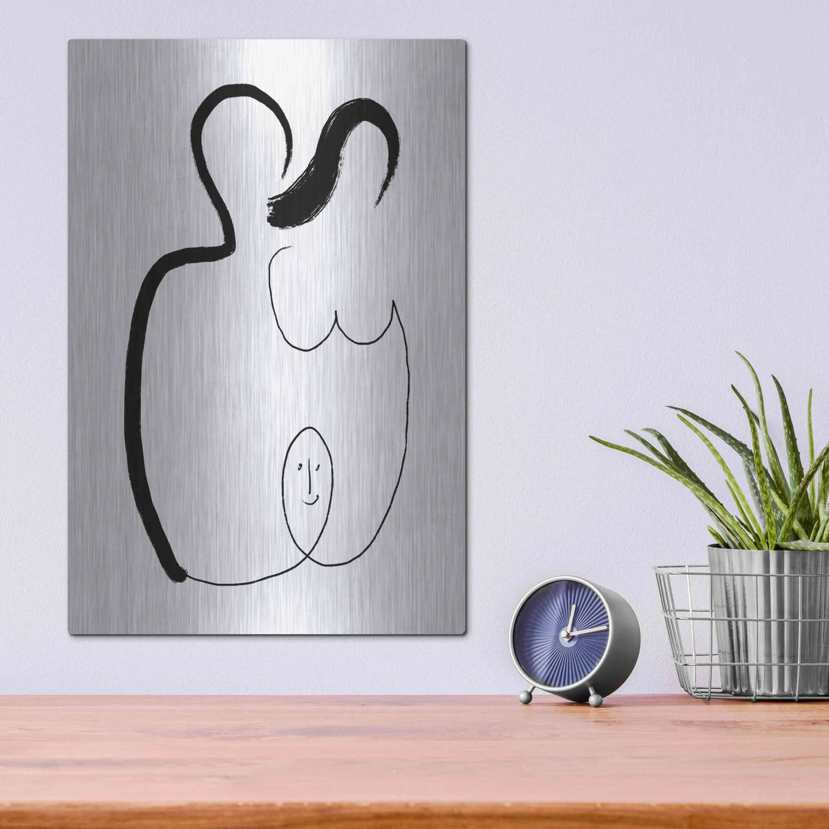 'Family' by Cesare Bellassai – Metal Wall Art, 12x16 room view