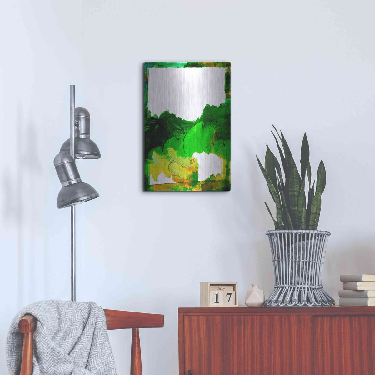 'Inside The Forest' by Cesare Bellassai – Metal Wall Art, 16x24 room view
