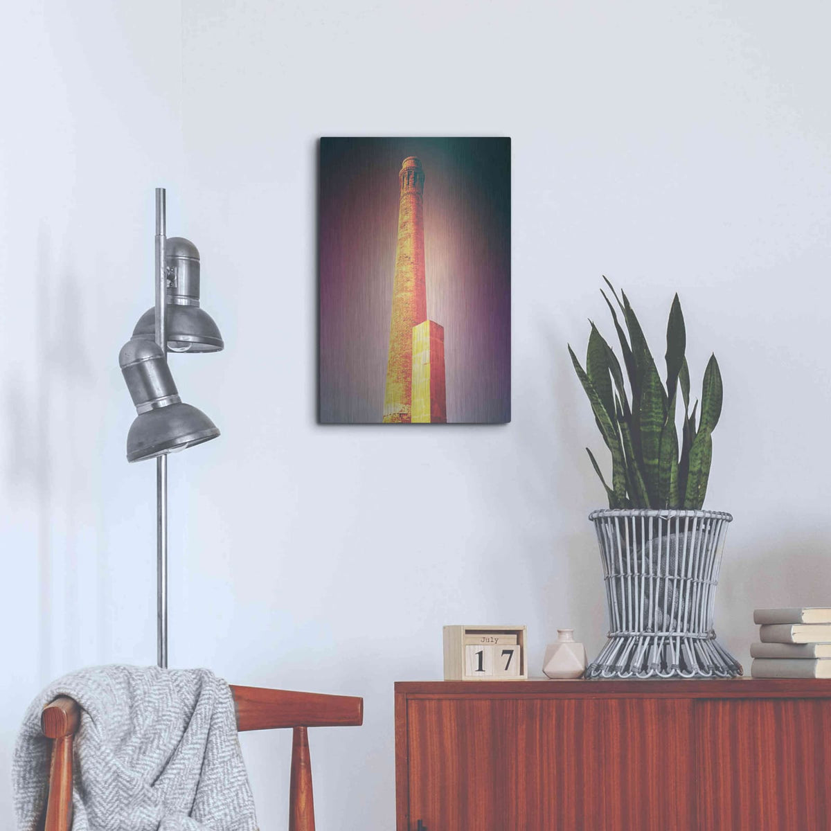 'Let's Get Higher' by Cesare Bellassai – Metal Wall Art, 16x24 room view