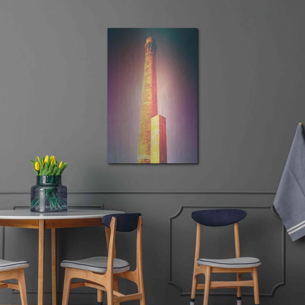 'Let's Get Higher' by Cesare Bellassai – Metal Wall Art, 24x36 room view