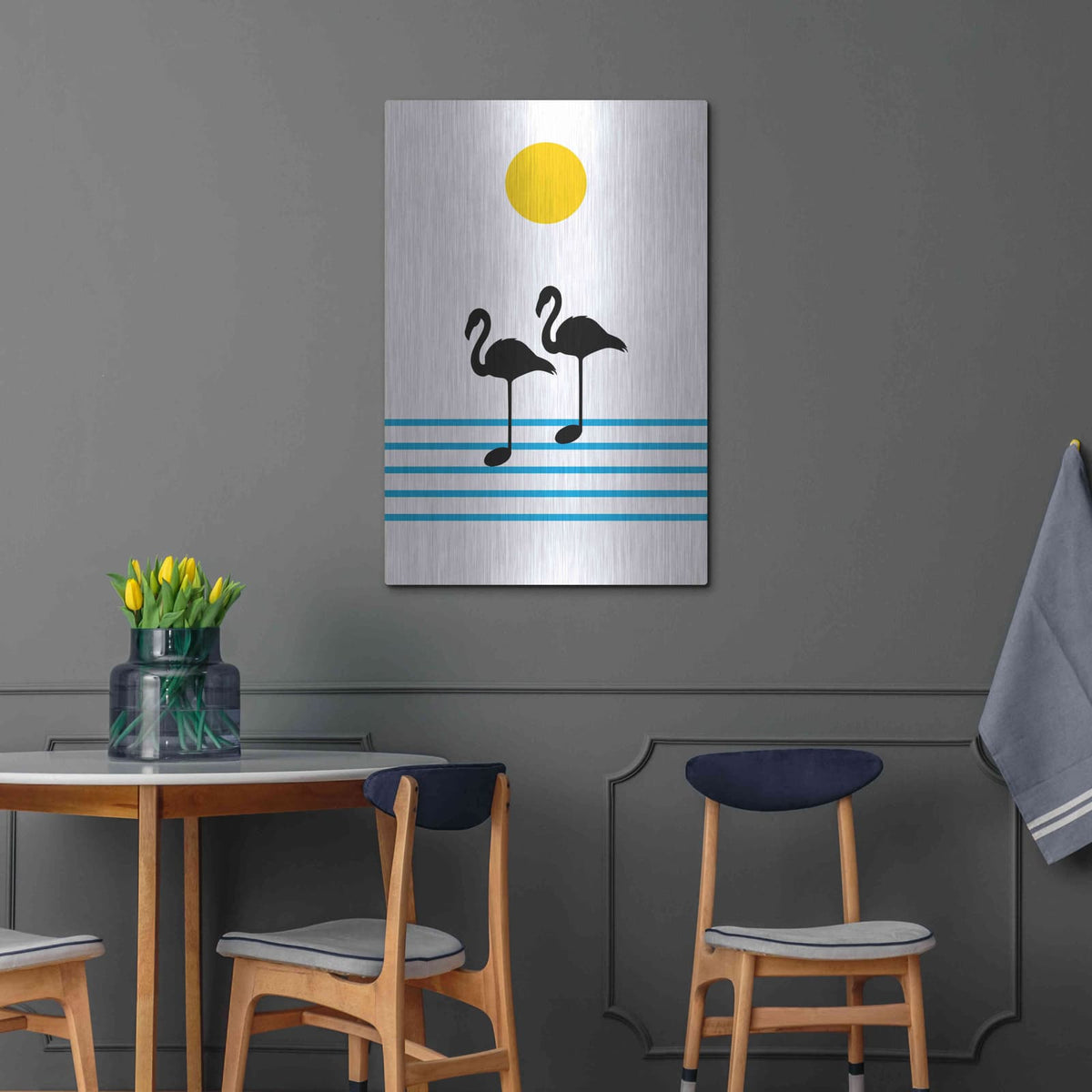 'Morning Sound' by Cesare Bellassai – Metal Wall Art, 24x36 room view