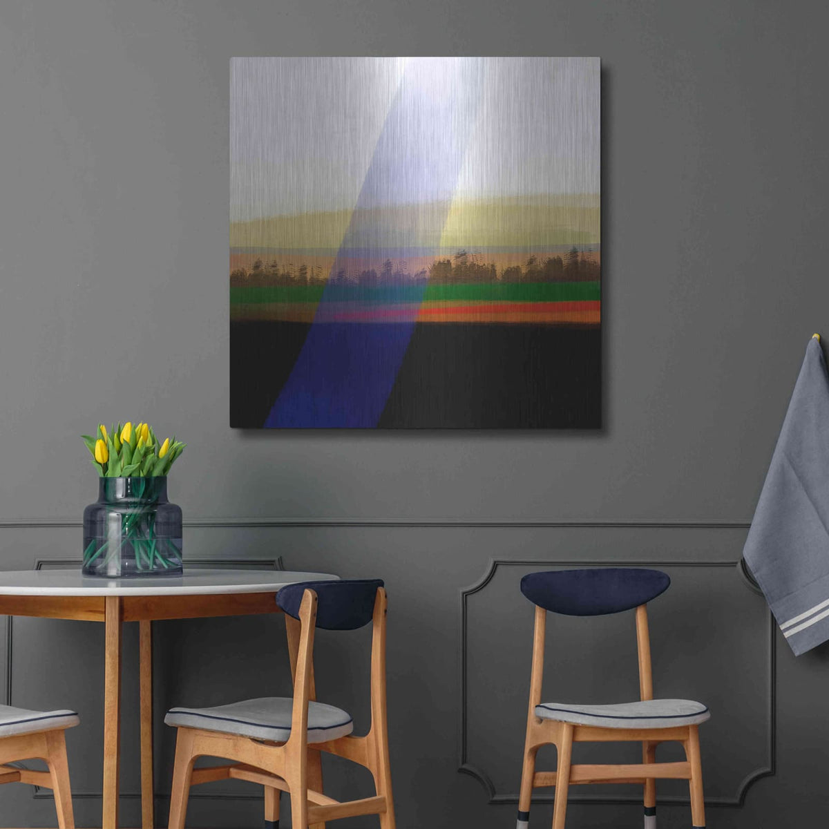 'Morning Thought' by Cesare Bellassai – Metal Wall Art, 36x36 room view