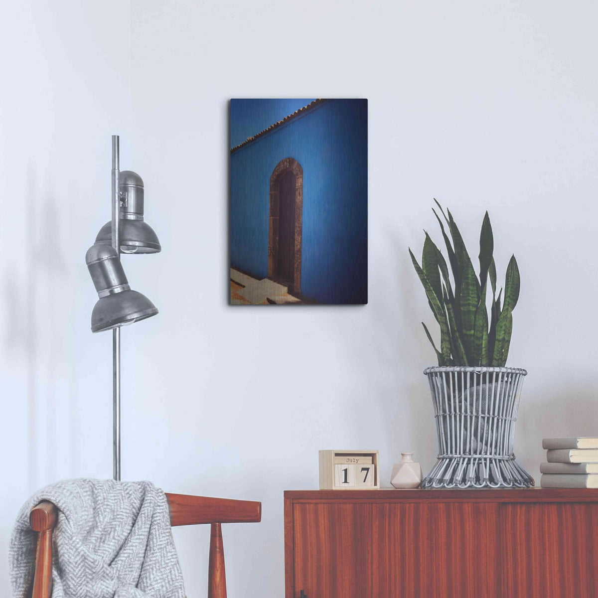 'Sky House' by Cesare Bellassai – Metal Wall Art, 16x24 room view