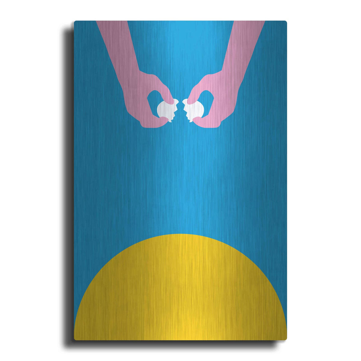 'Sunrise with Breakfast' by Cesare Bellassai – Metal Wall Art