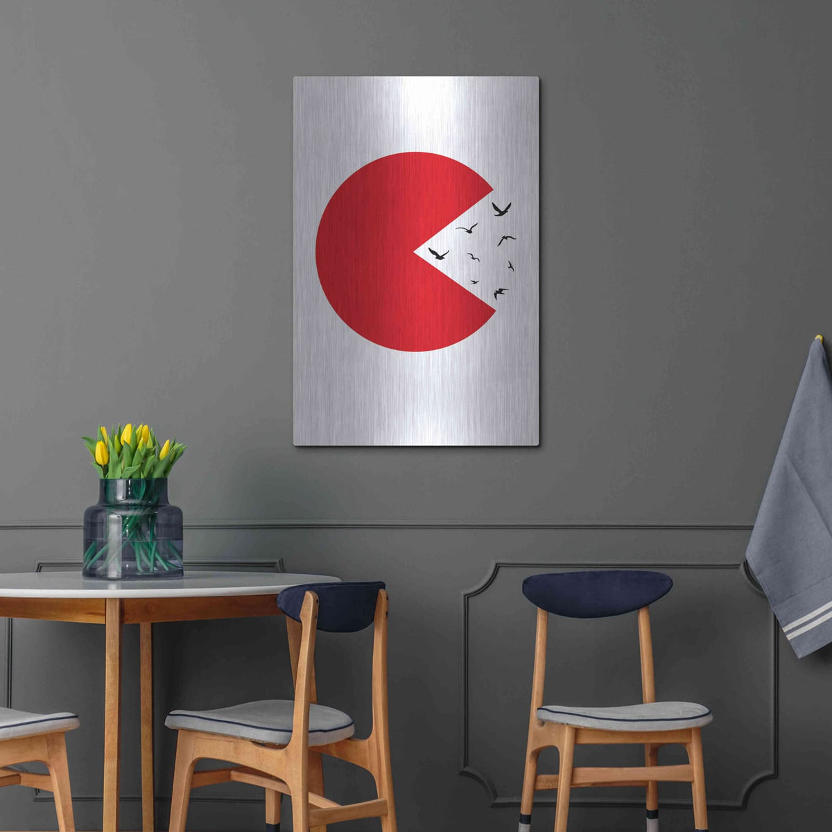 'Sunset Evening' by Cesare Bellassai – Metal Wall Art, 24x36 room view