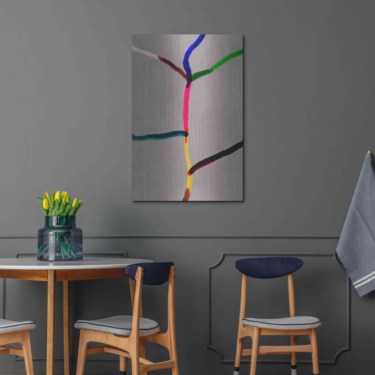 'The Tree of Happiness' by Cesare Bellassai – Metal Wall Art, 24x36 room view