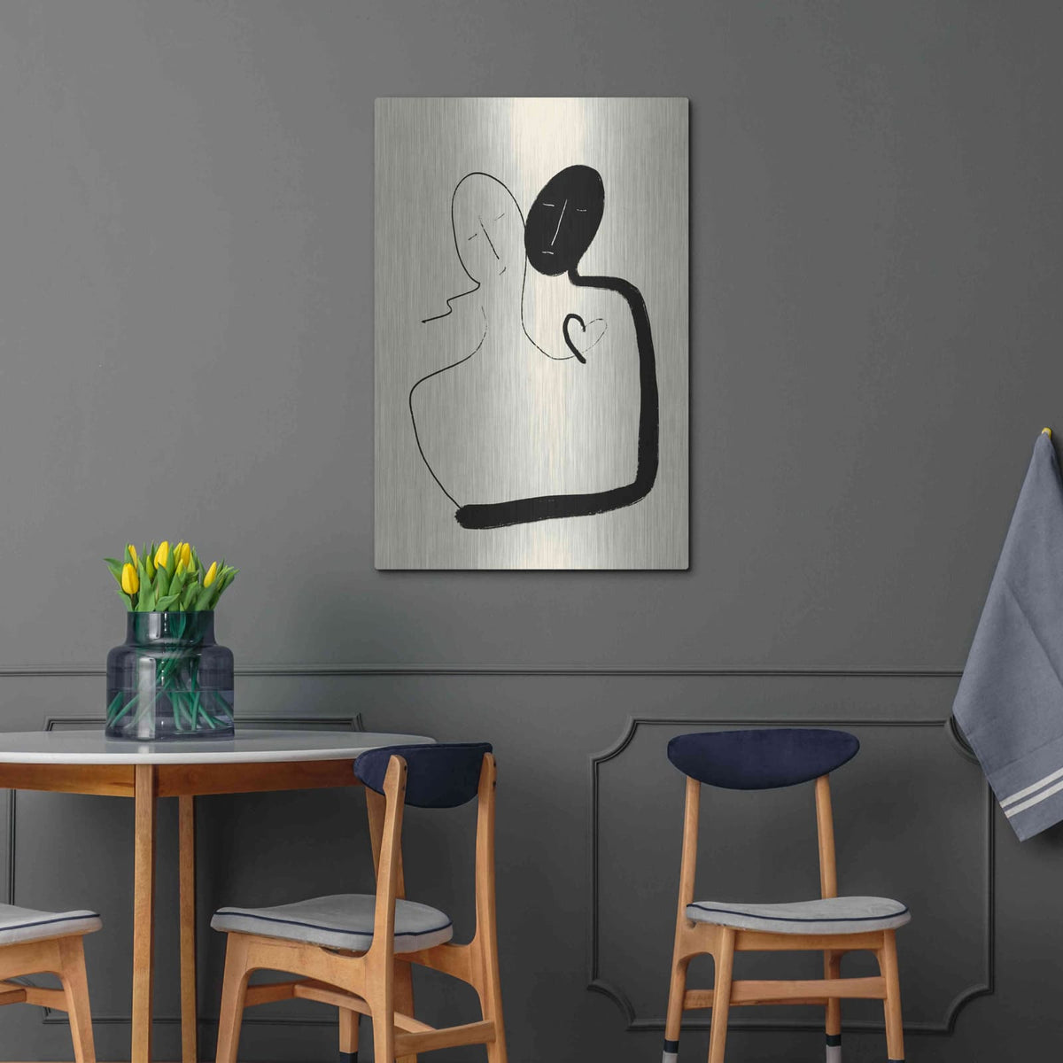 'Together' by Cesare Bellassai – Metal Wall Art, 24x36 room view